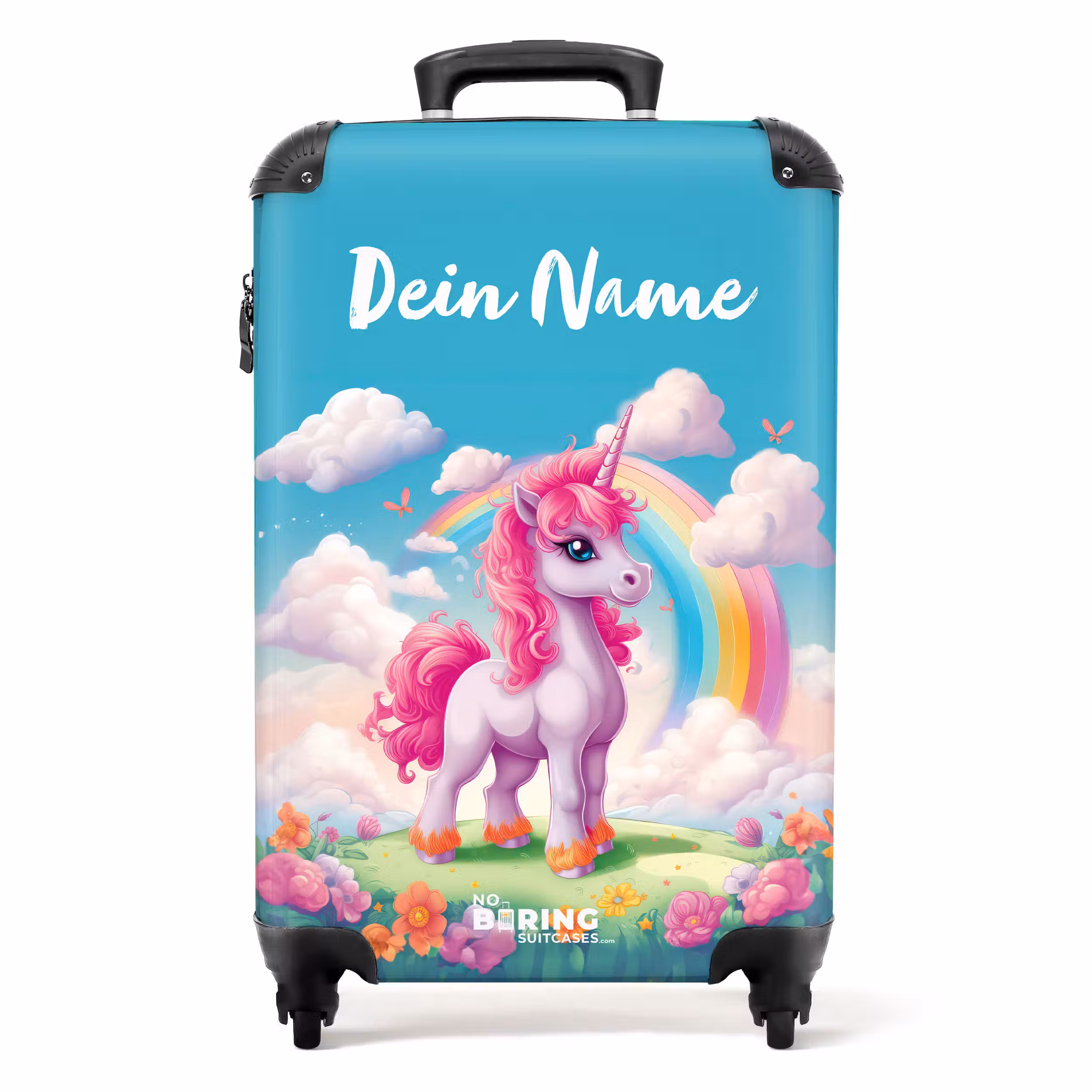 Koffer mit Name - Rosie Regenbogen