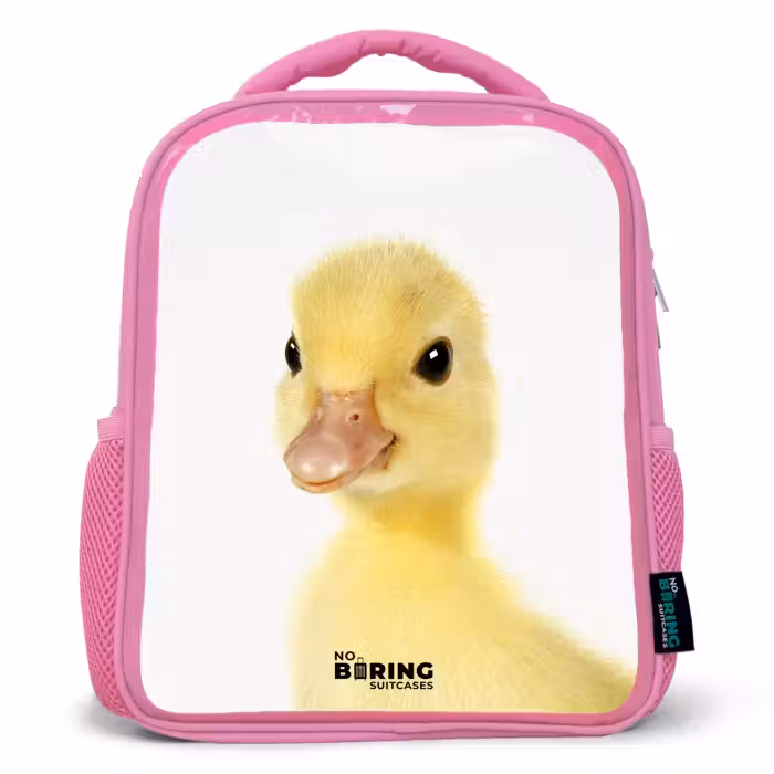 Kinderrucksack - Rosa - Barry die Gummi-Ente