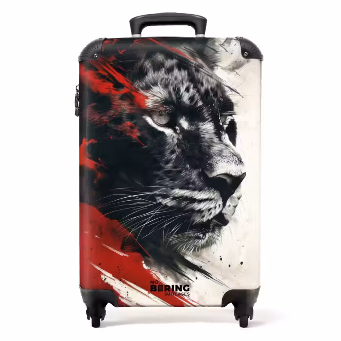 Koffer - Tattoo-Stil - Schatten des Panthers
