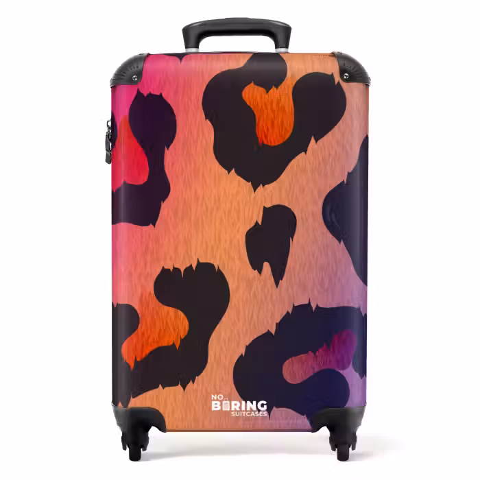 Koffer - Tierisches Holo - Leopardendruck