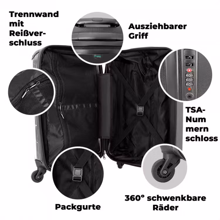 Koffer mit Name - Fliegende Einhörner — 7