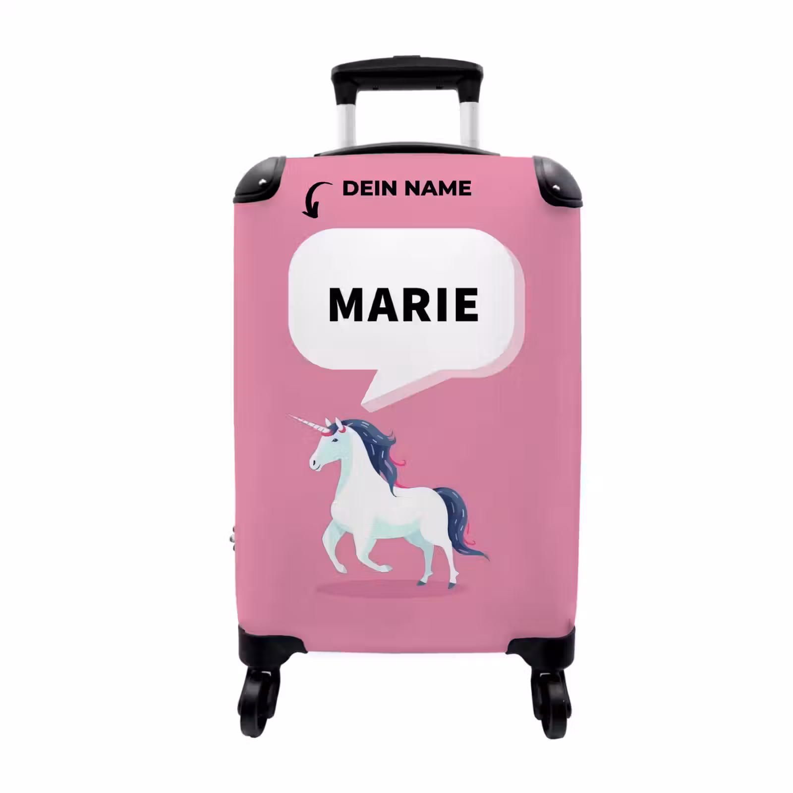 Koffer mit Name - Einhorn — 1