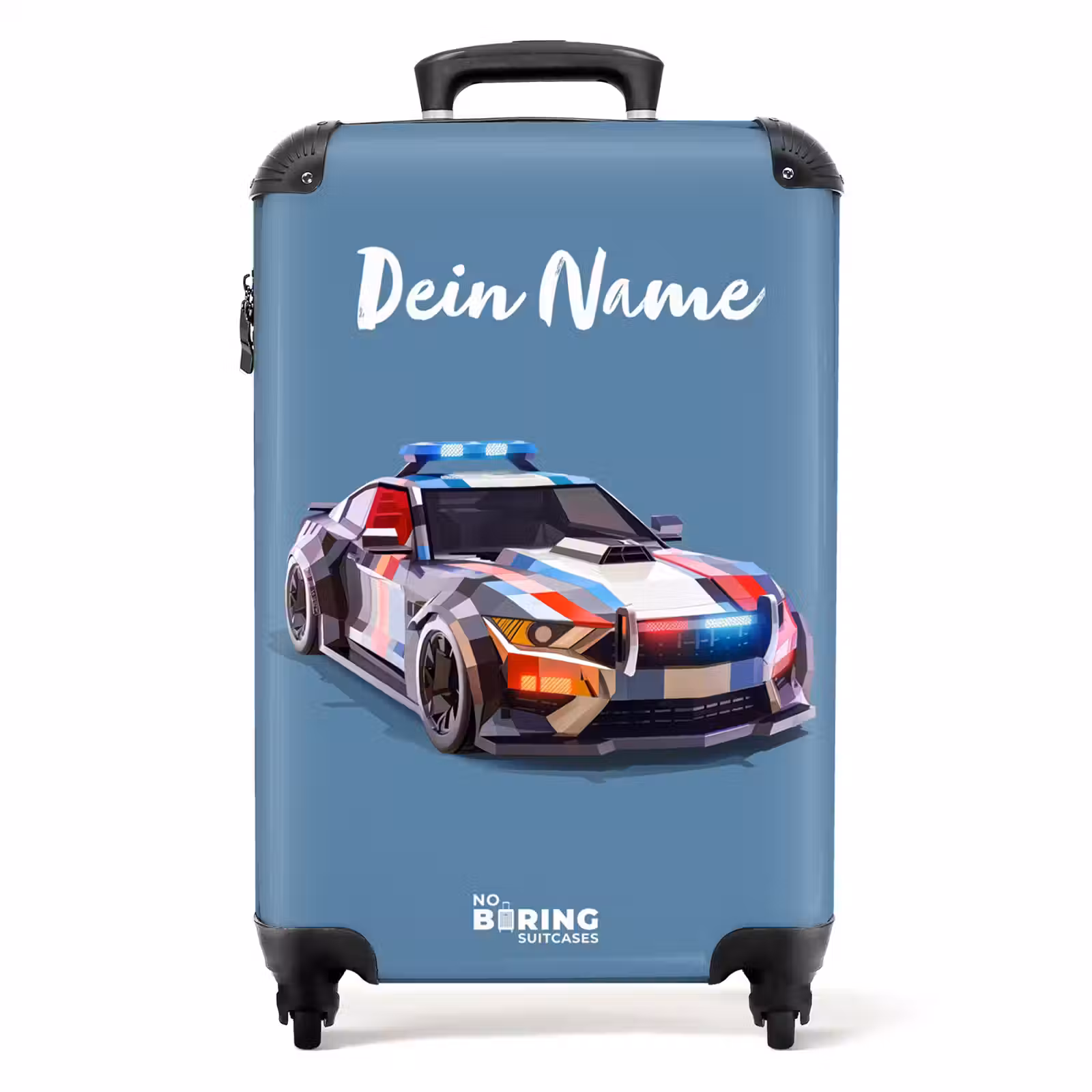 Koffer mit Name - Blitzschnelles Polizeiauto — 1