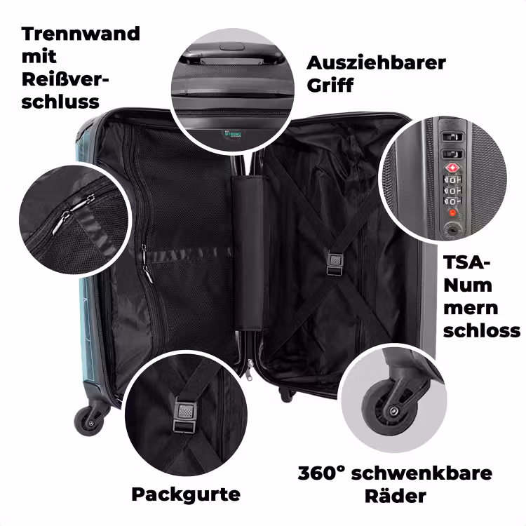 Koffer mit Name - Glücklicher Bronto — 7