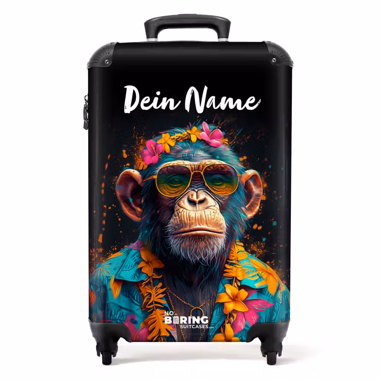 Koffer mit Name - Aloha-Affe — 1