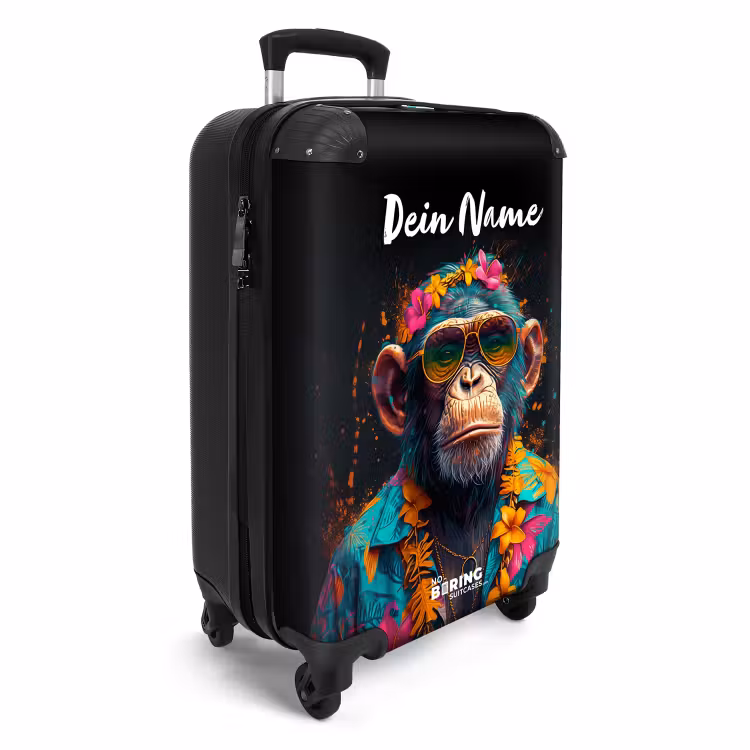 Koffer mit Name - Aloha-Affe — 2