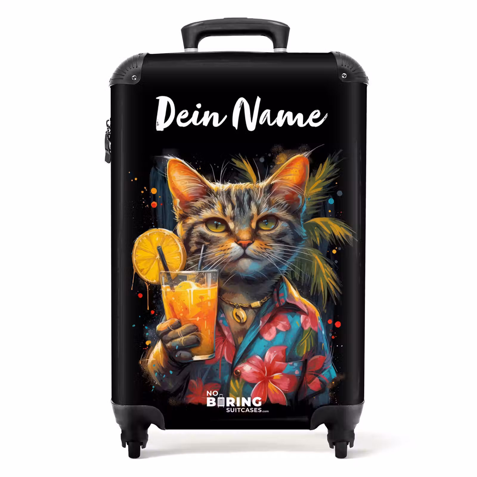 Koffer mit Name - Cocktailkatze — 1