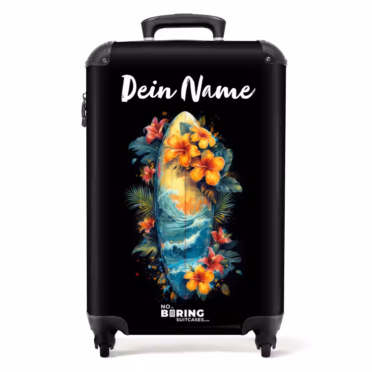 Koffer mit Name - Blütenbrett — 1