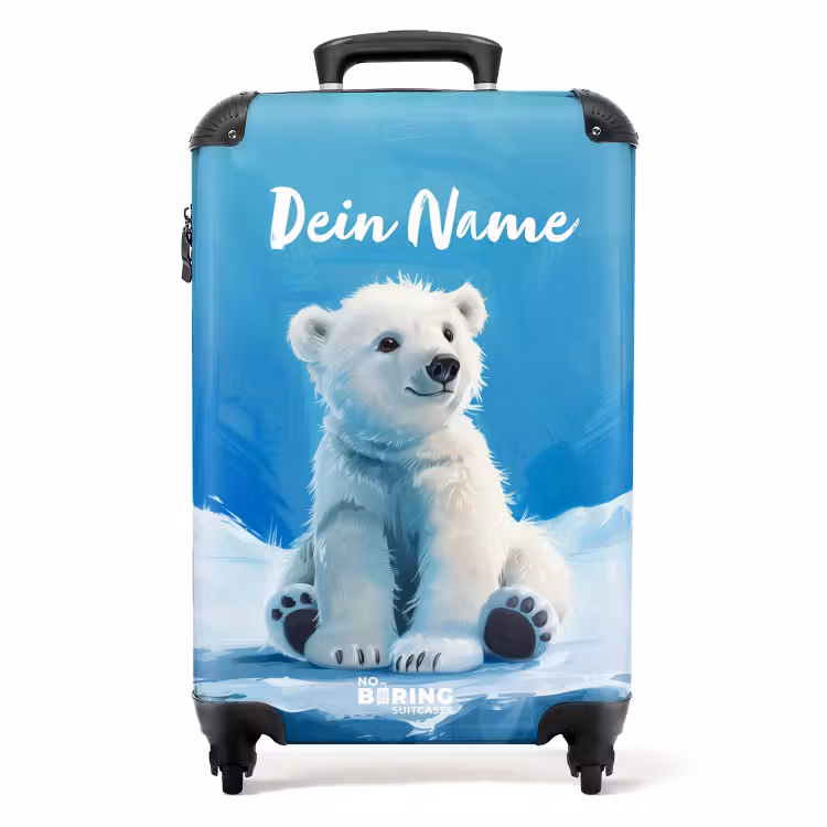 Koffer mit Name - Eisbrand-Eisbär — 1