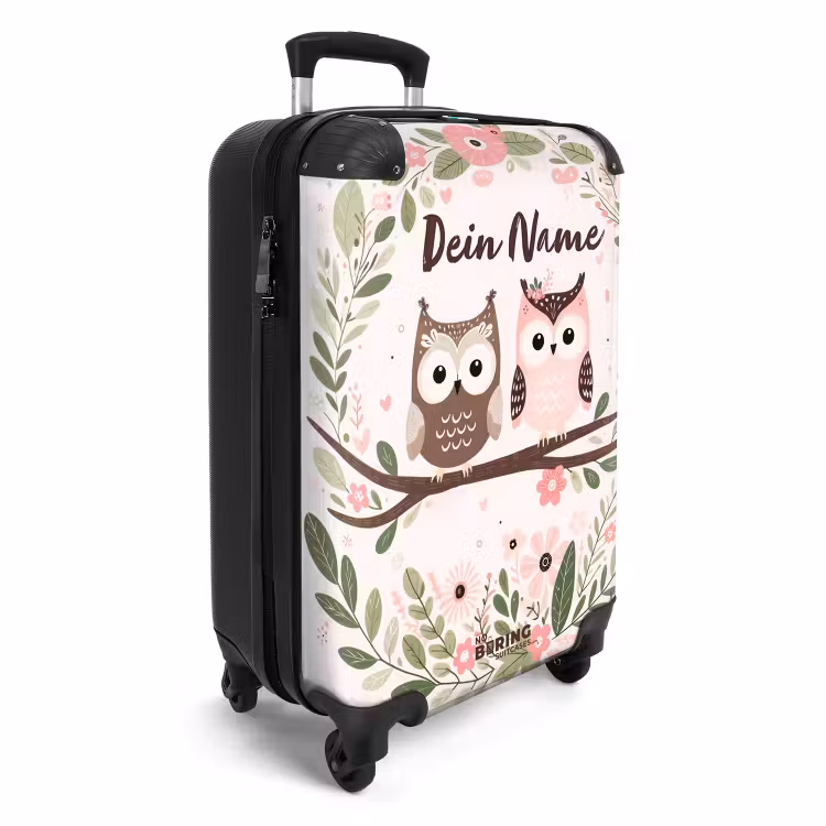Koffer mit Name - Flatternde Eulen — 2