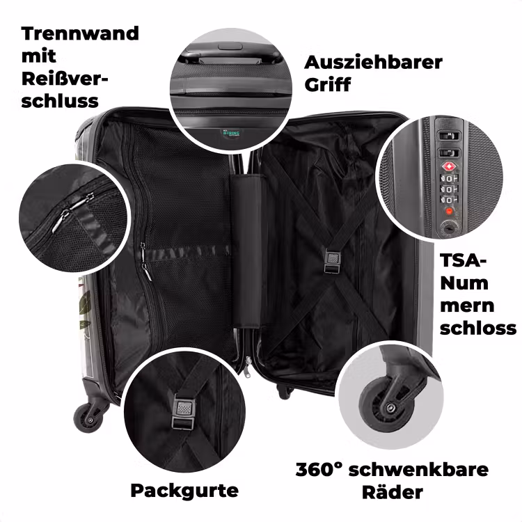 Koffer mit Name - Flatternde Eulen — 7