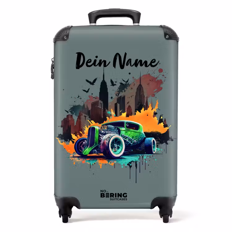 Koffer mit Name - Gruselige Räder — 1