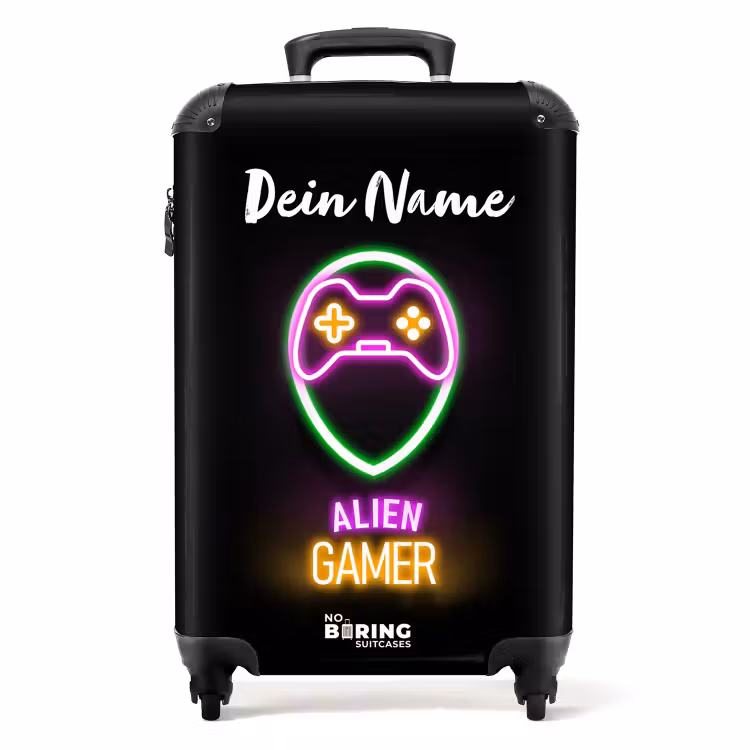 Koffer mit Name - Alien gamer — 1