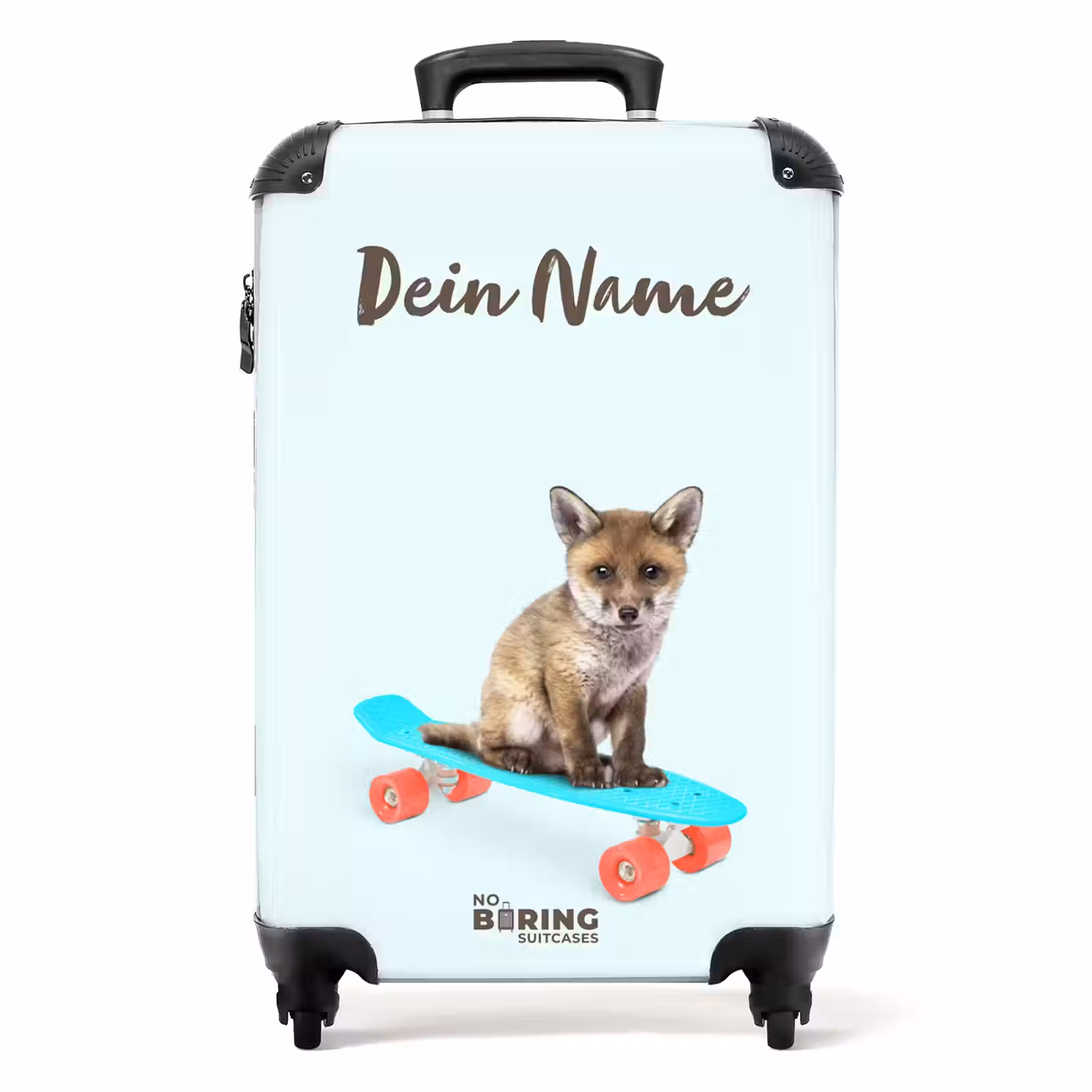 Koffer mit Name - Bewegender Fuchs — 1