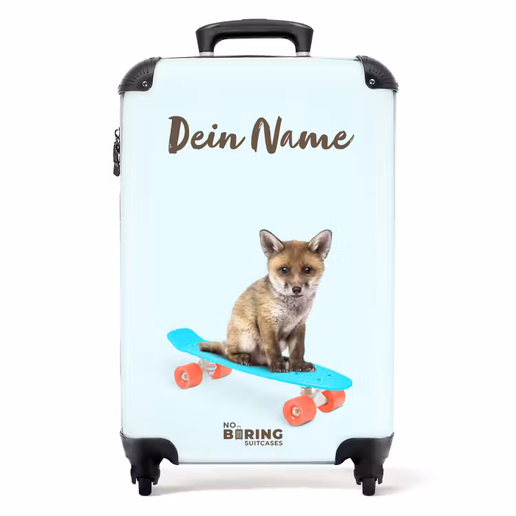 Koffer mit Name - Bewegender Fuchs — 1