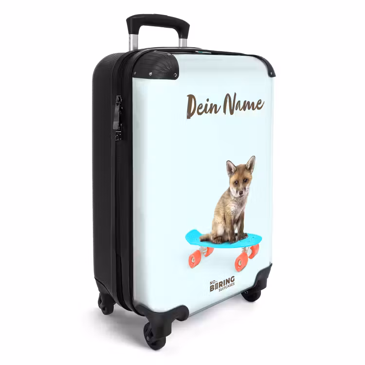 Koffer mit Name - Bewegender Fuchs — 2
