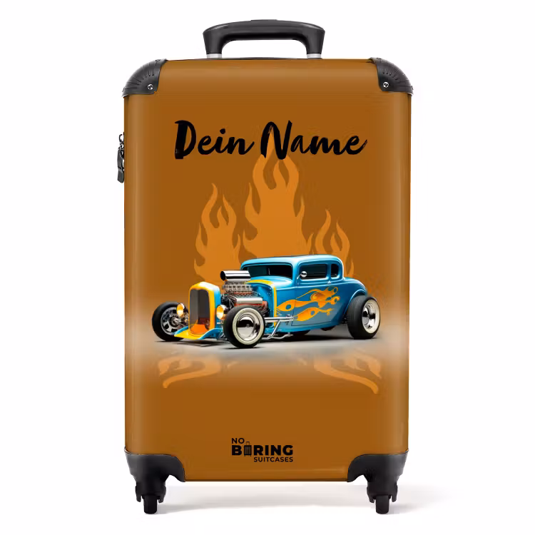 Koffer mit Name - Heißes Flammenkaramell — 1