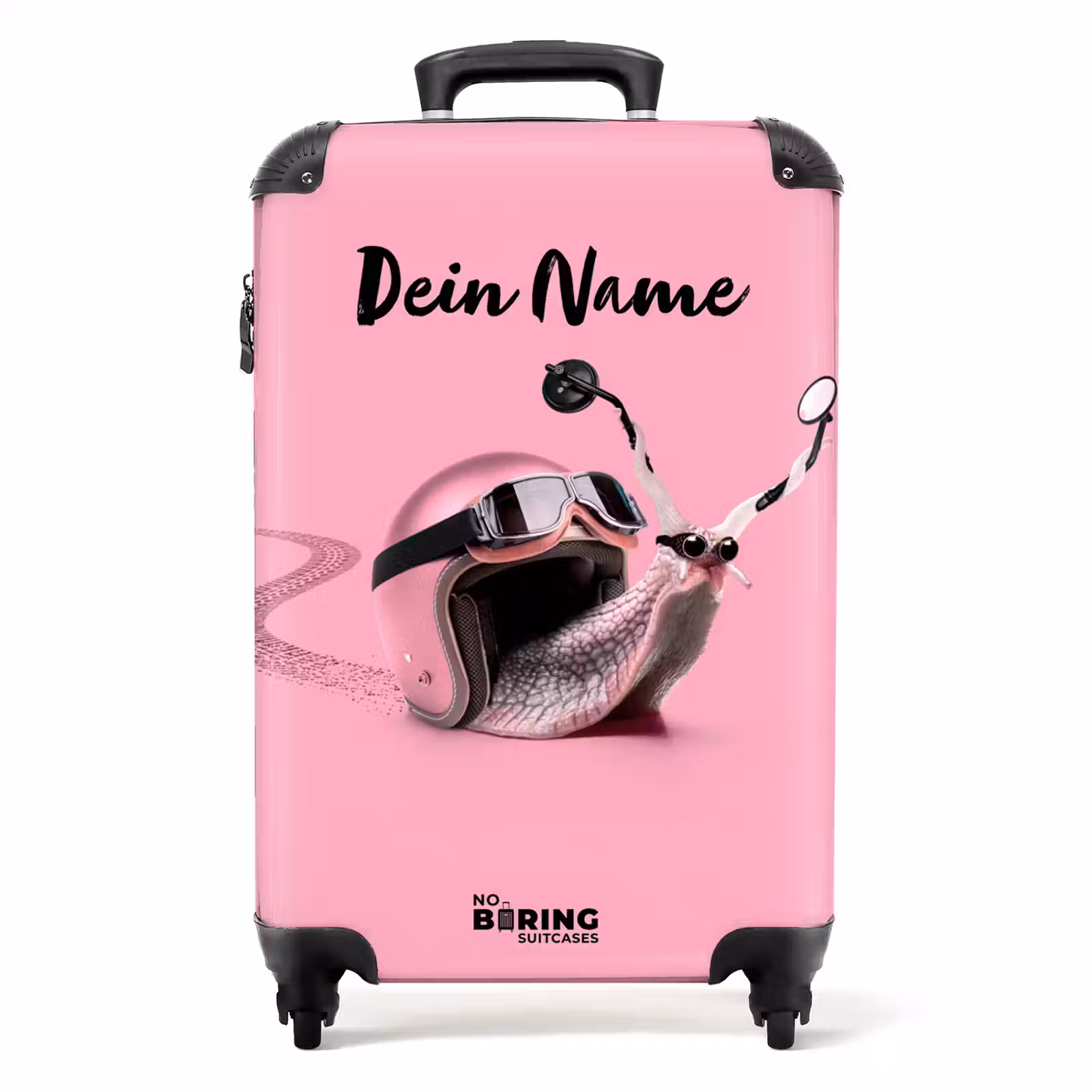Koffer mit Name - Escar-go rosa — 1