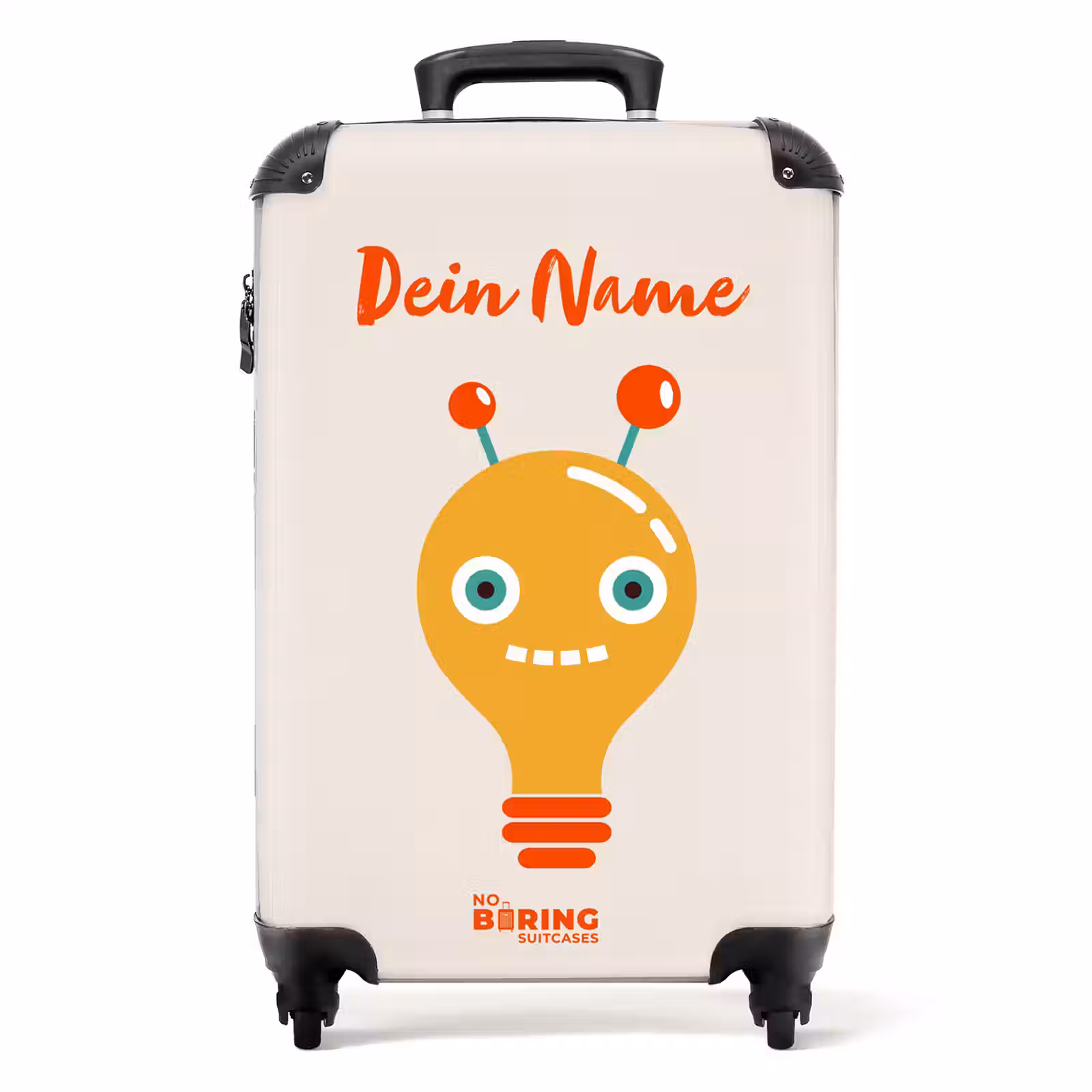 Koffer mit Name - Glänzender Bot — 1