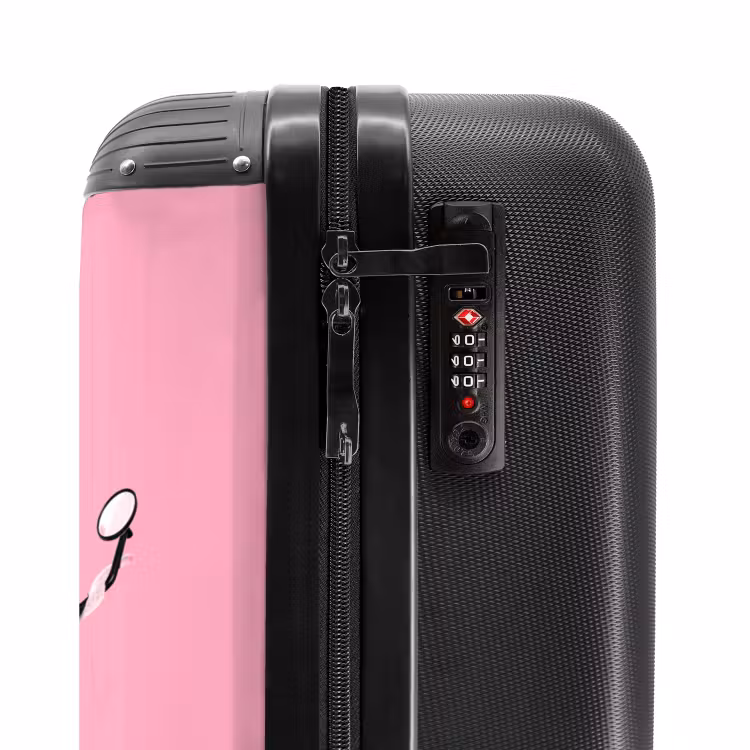 Koffer mit Name - Escar-go rosa — 4