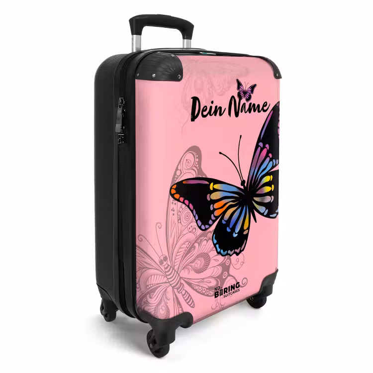 Koffer mit Name - Kaugummi-Schmetterling — 2