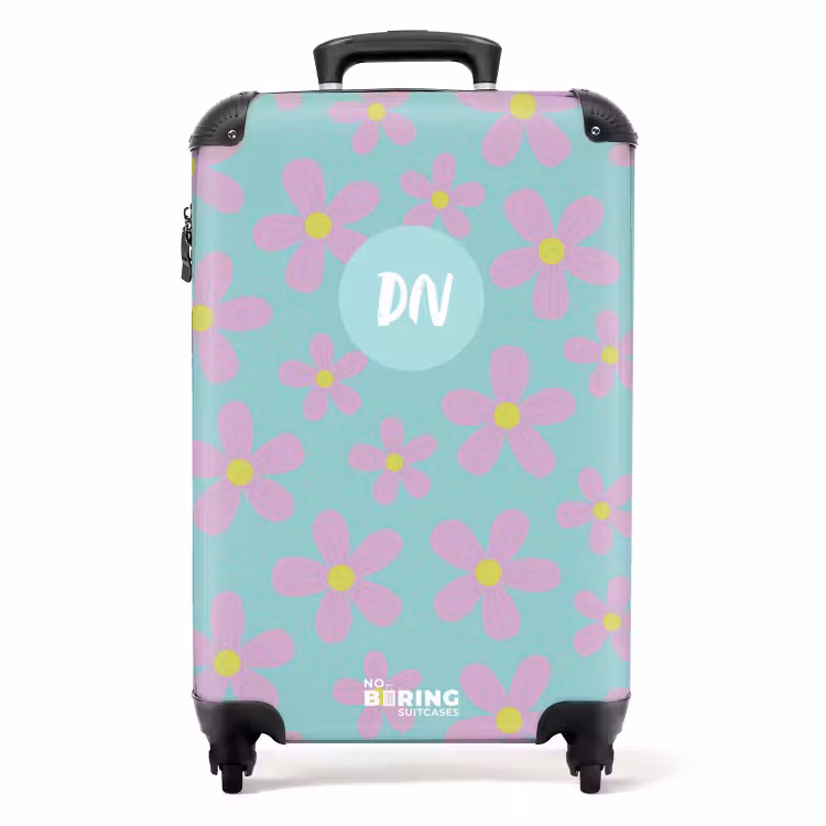 Koffer mit Name - Daisiesmania-Minze — 1
