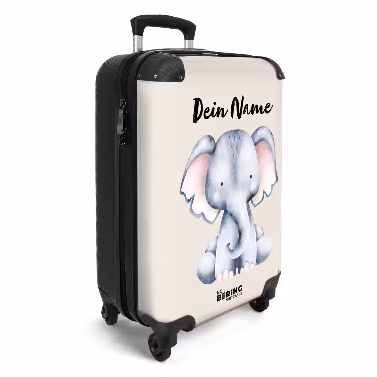 Koffer mit Name - Egon Elefant — 2