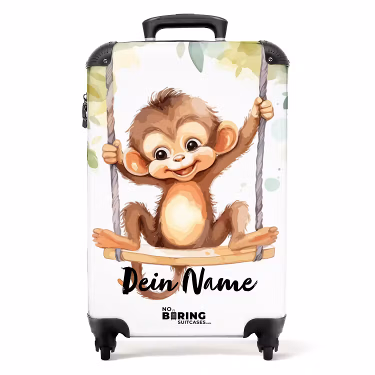 Koffer mit Name - Großer Affe geschaukelt — 1