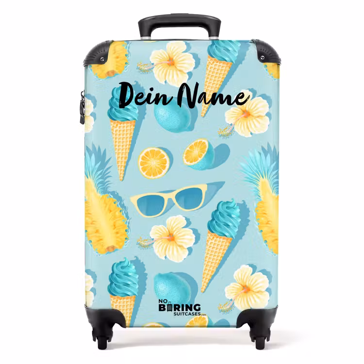 Koffer mit Name - Ibiza Eis — 1