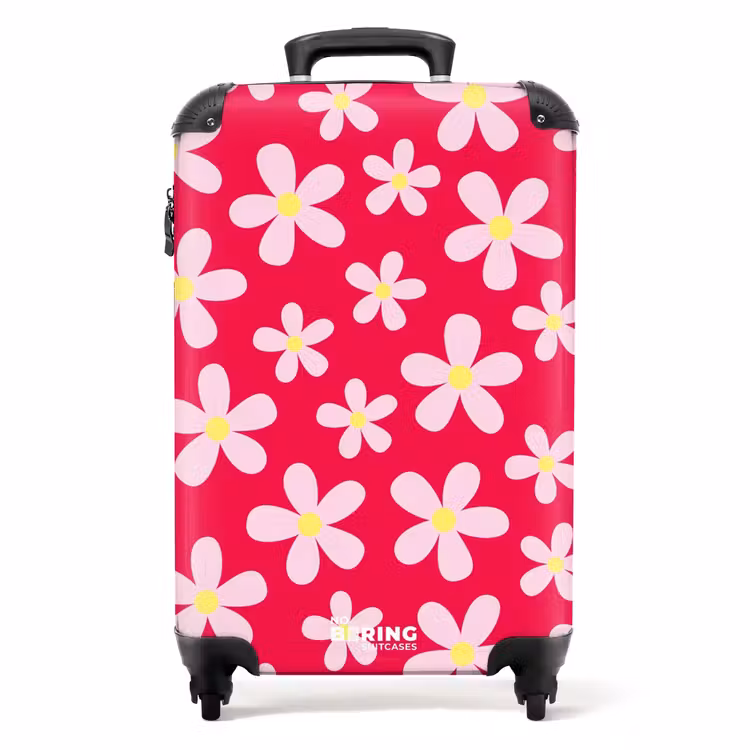 Koffer - Gänseblümchenmanie hotpink — 1