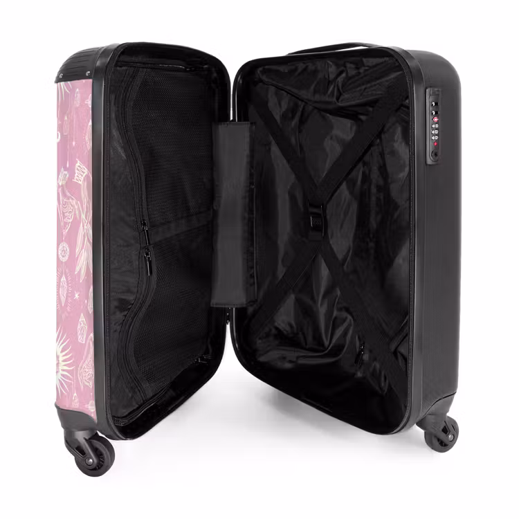 Koffer - Boho - Rosa Himmelmuster — 4