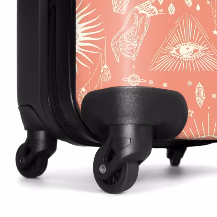 Koffer - Boho - Roter Himmel Muster — 6