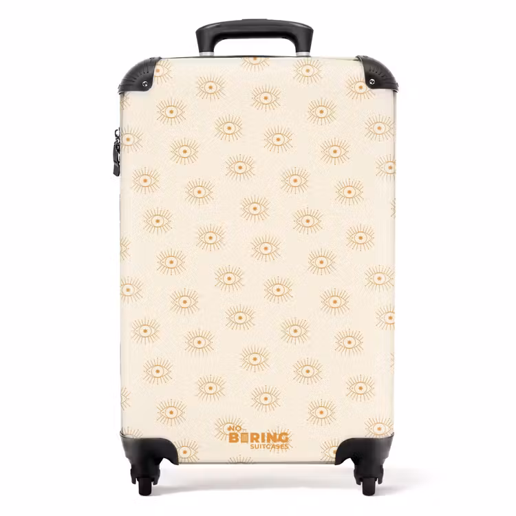 Koffer - Boho - Sandfarbenes Muster — 1
