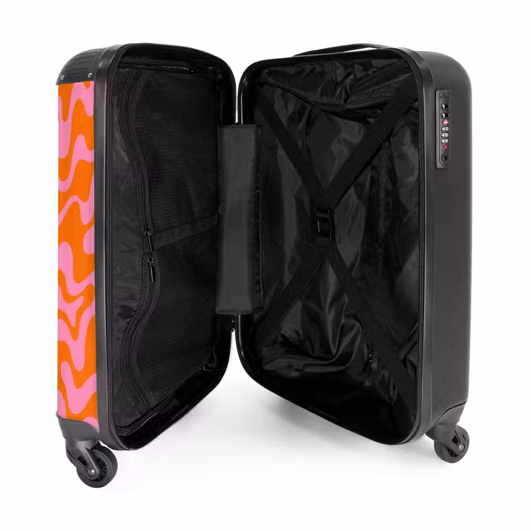 Koffer - Abstrakt - Bio-Rosa/Orange — 4