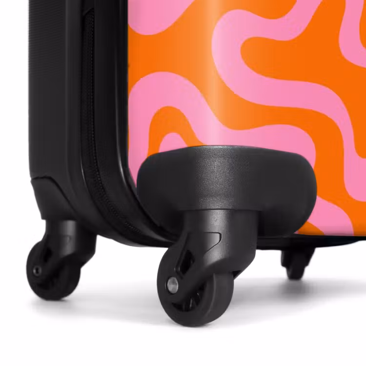 Koffer - Abstrakt - Bio-Rosa/Orange — 6
