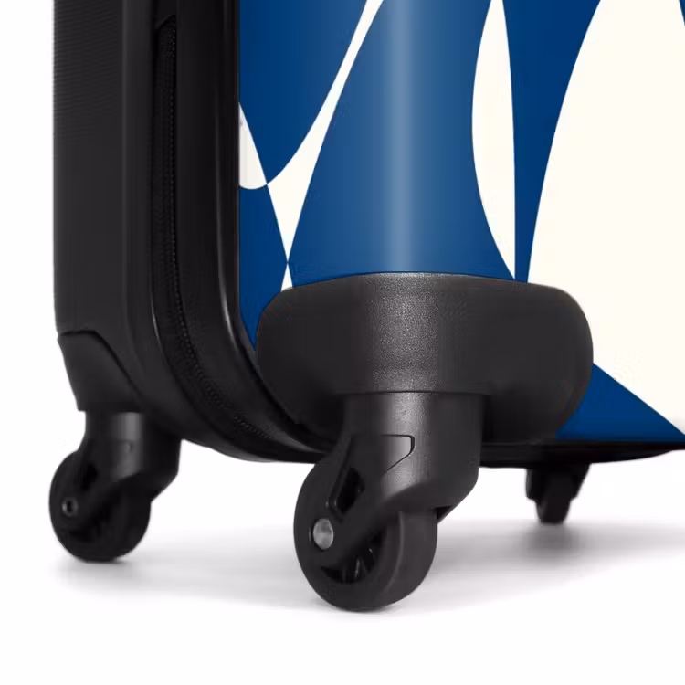 Koffer - Abstrakt - Blaue/weiße Formen — 6