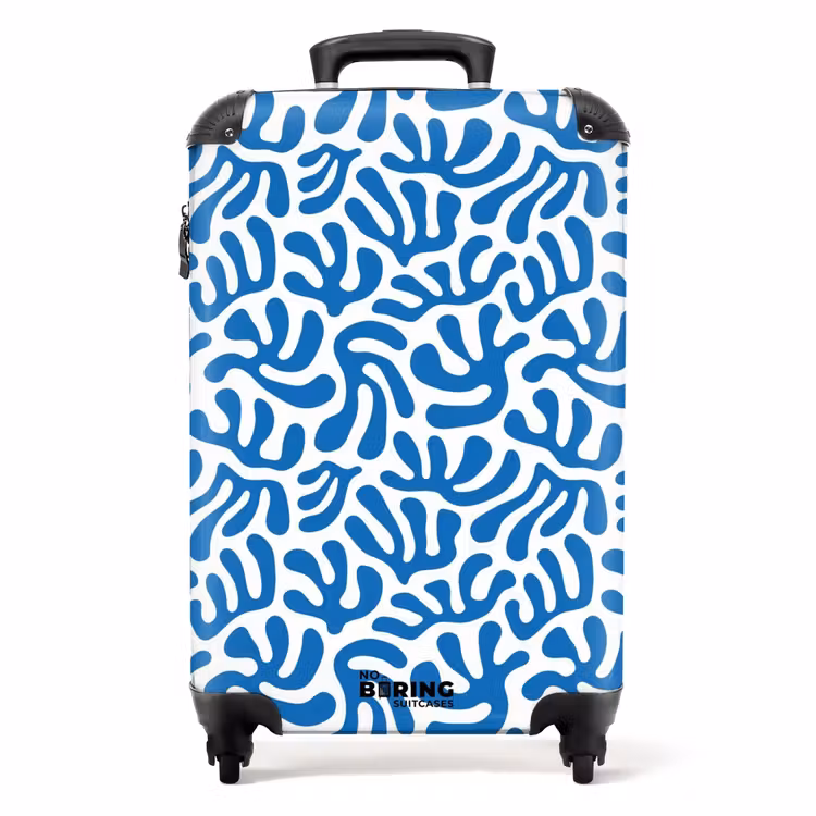 Koffer - Abstrakt - Blaues Motiv — 1