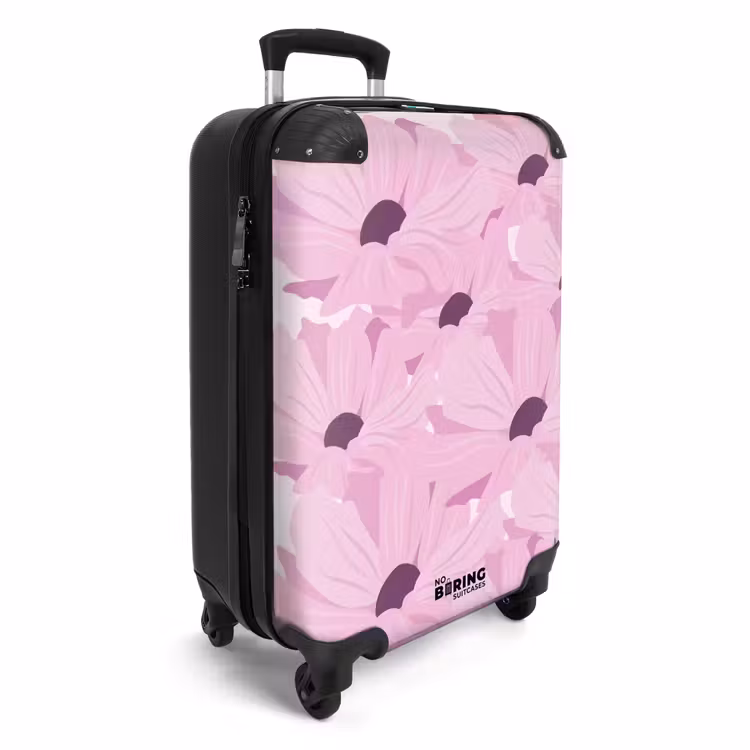 Koffer - Erinnerungen an den Sommer - Rosa Blumen — 2