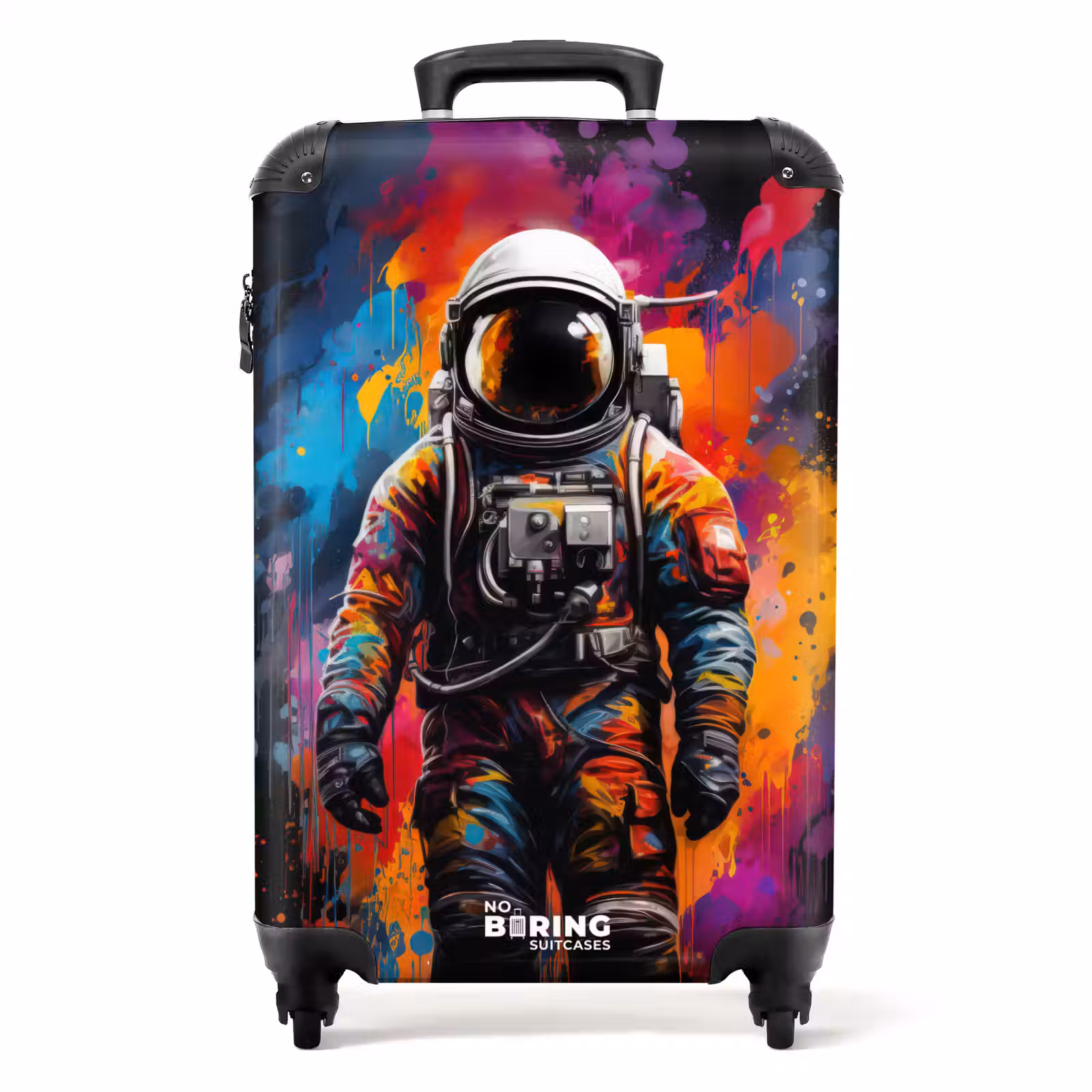 Koffer - Astronaut umgeben von Graffiti — 1