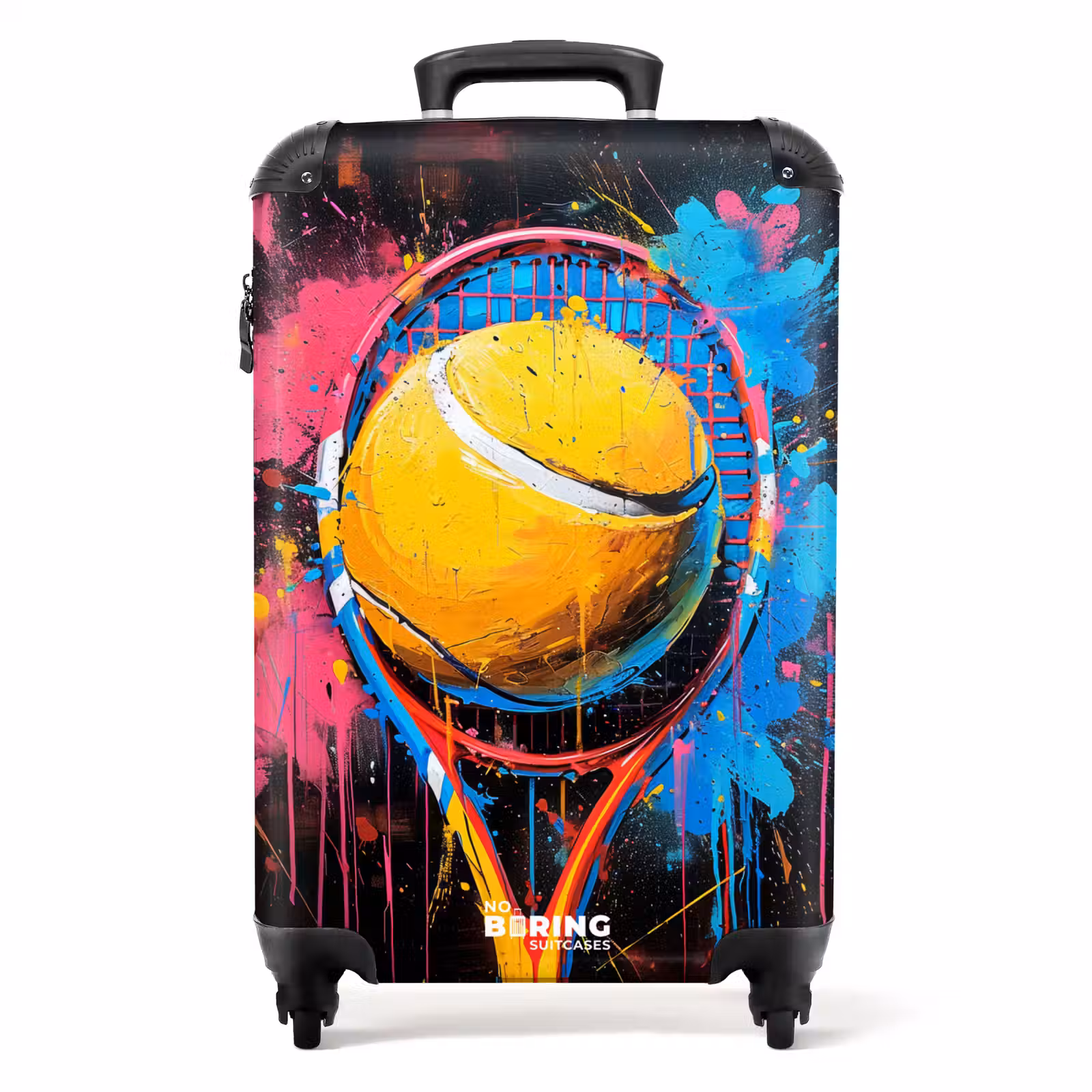 Koffer - Graffiti-Tennisschläger mit Ball — 1
