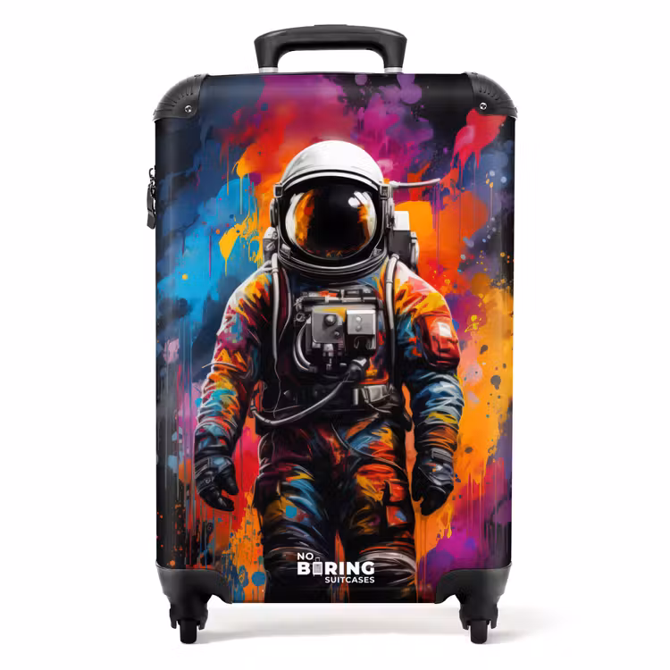 Koffer - Astronaut umgeben von Graffiti — 1