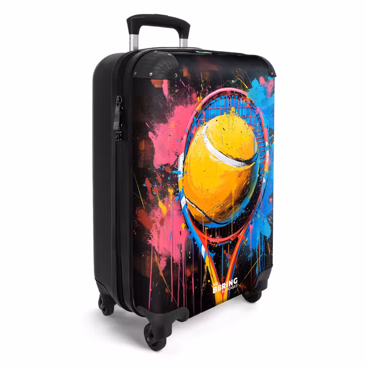 Koffer - Graffiti-Tennisschläger mit Ball — 2