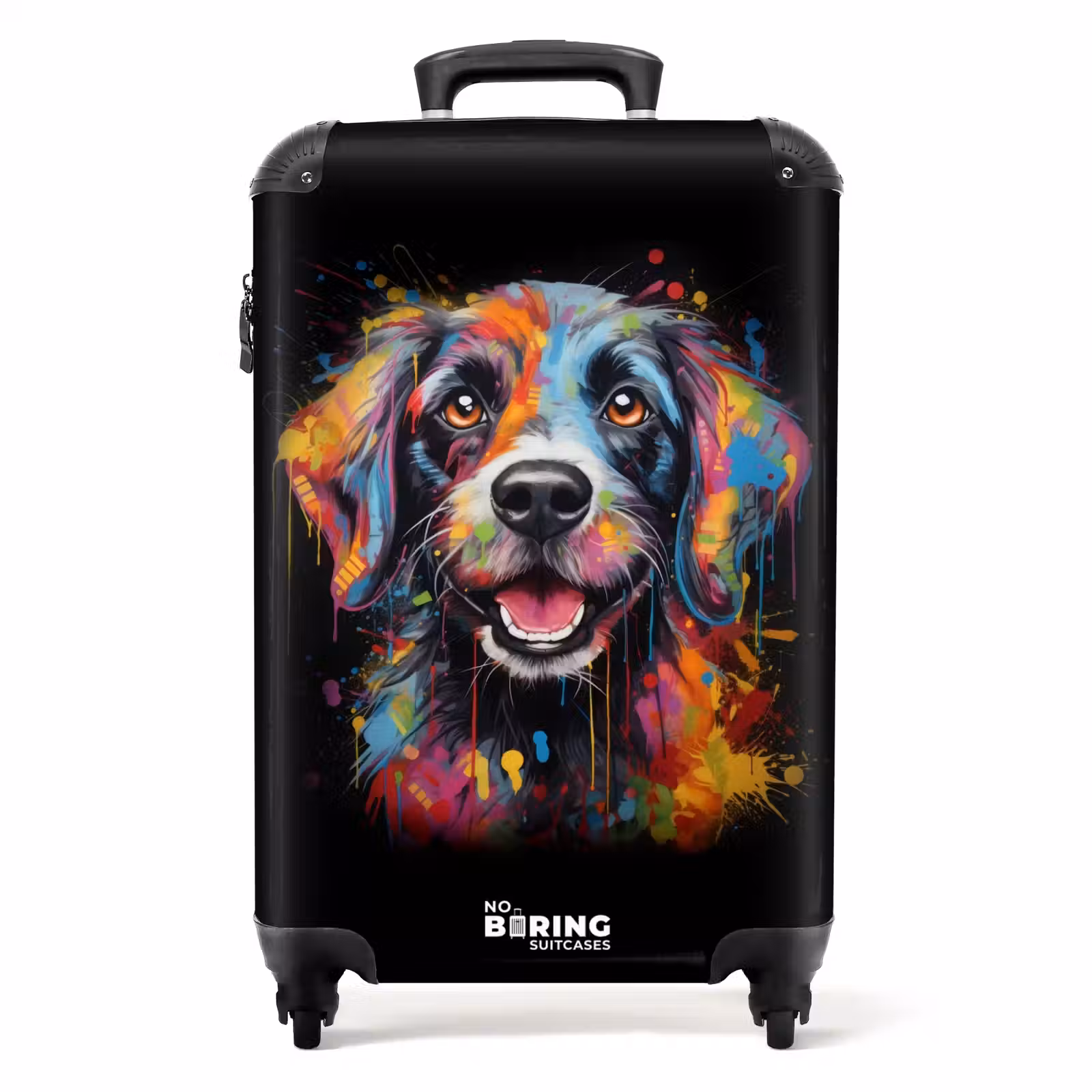 Koffer - Hund als bunte Graffiti-Kunst — 1