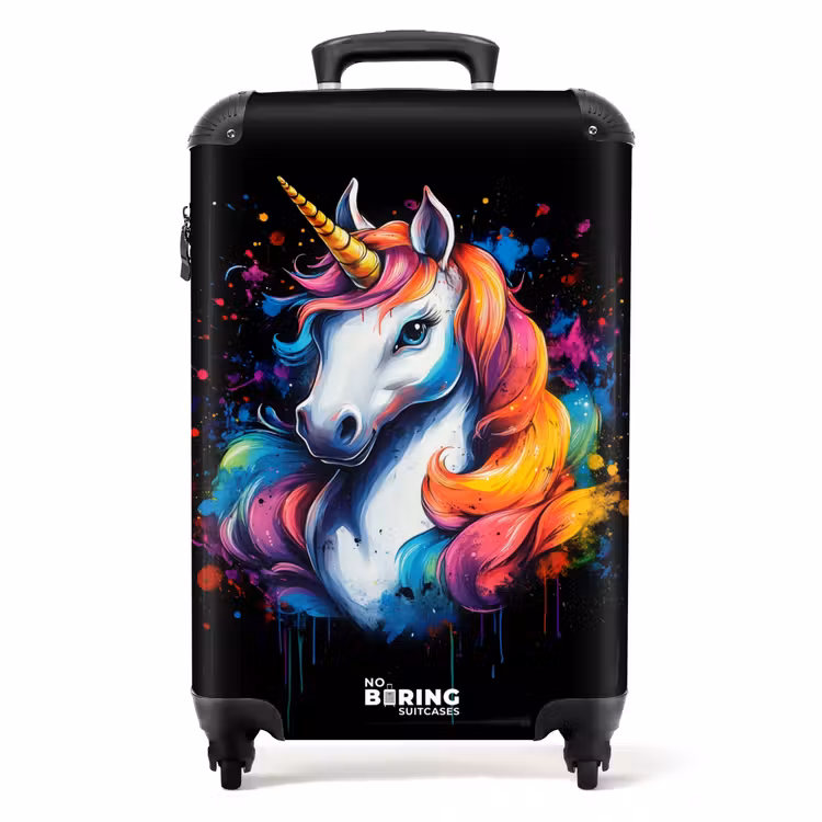 Koffer - Einhorn mit buntem Graffiti — 1