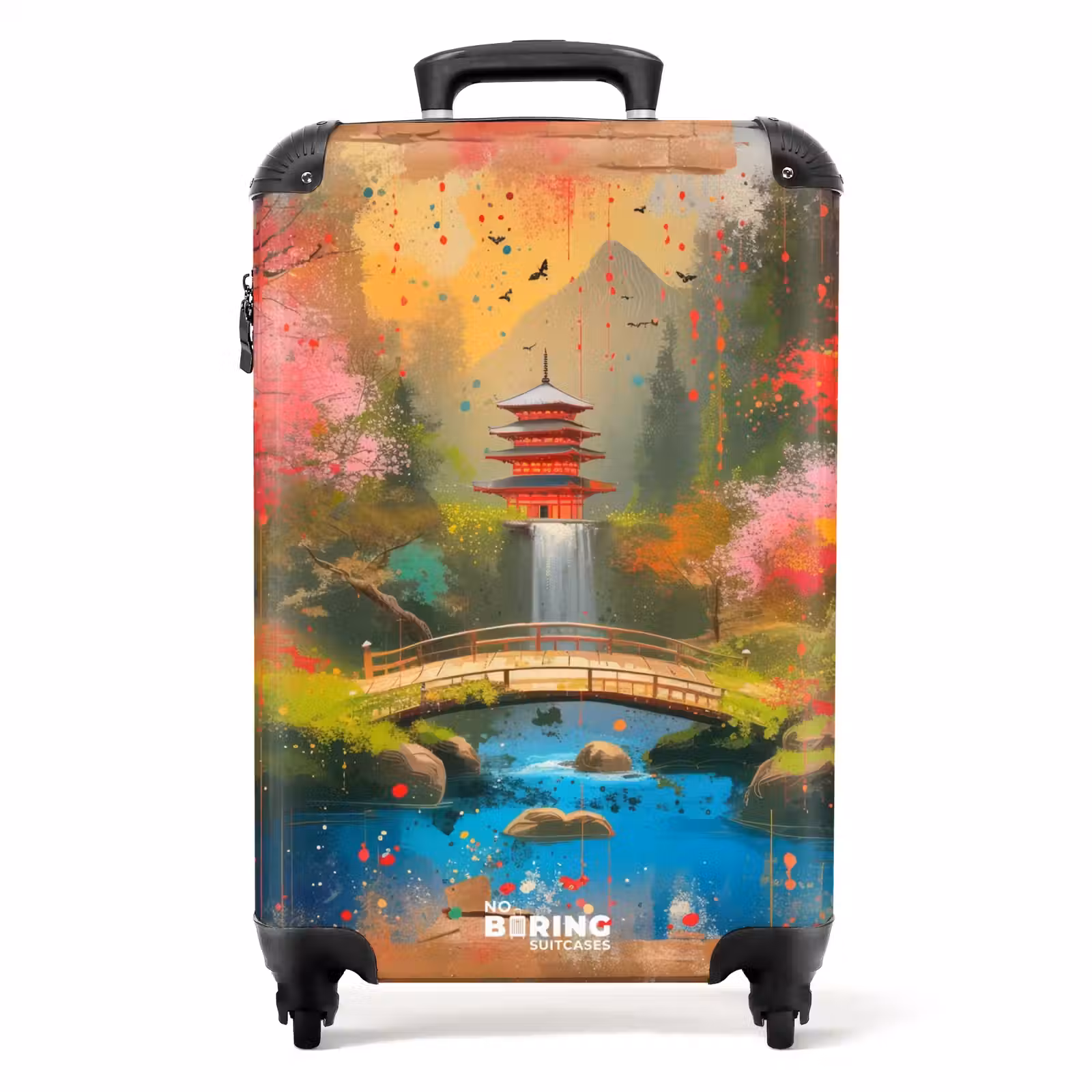 Koffer - Japanischer Garten im Graffiti-Stil — 1