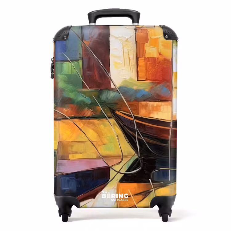 Koffer - Abstrakt - Kunst - Boot - Farben — 1