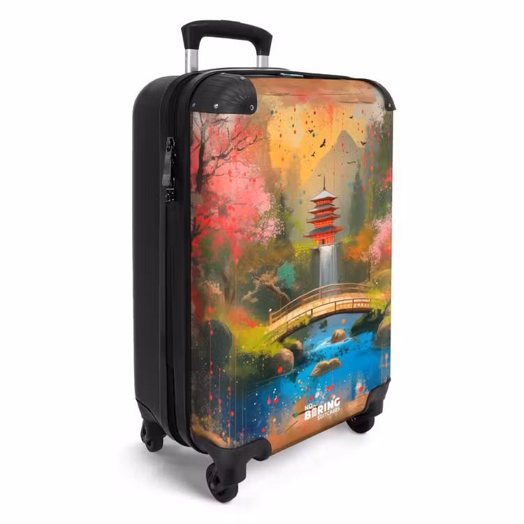 Koffer - Japanischer Garten im Graffiti-Stil — 2