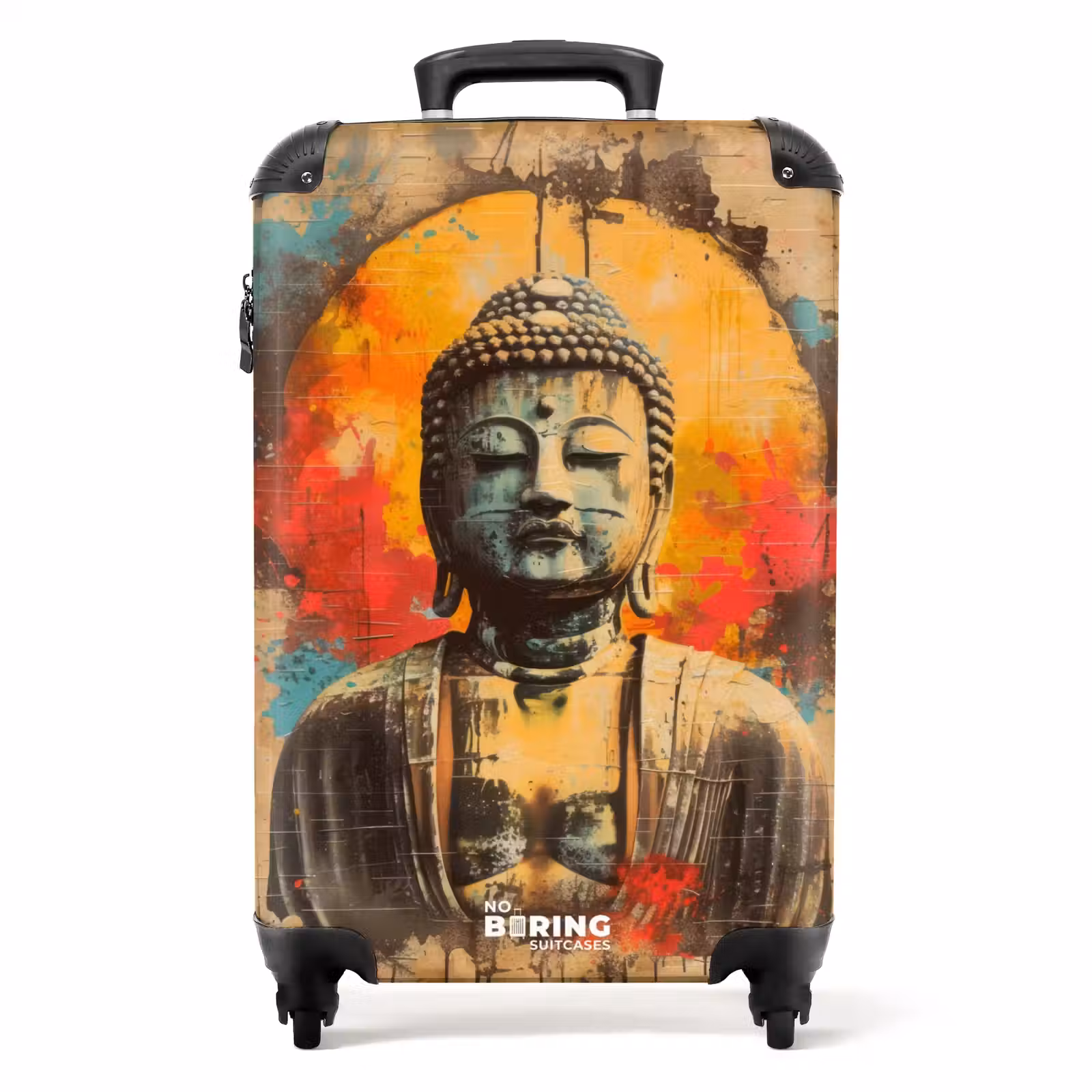 Koffer - Buddha als Straßenkunstwerk — 1