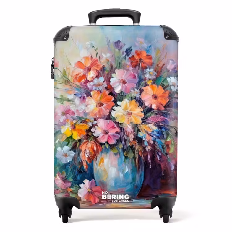 Koffer - Blumen - Kunst - Malerei - Frühling - Blumenstrauß — 1