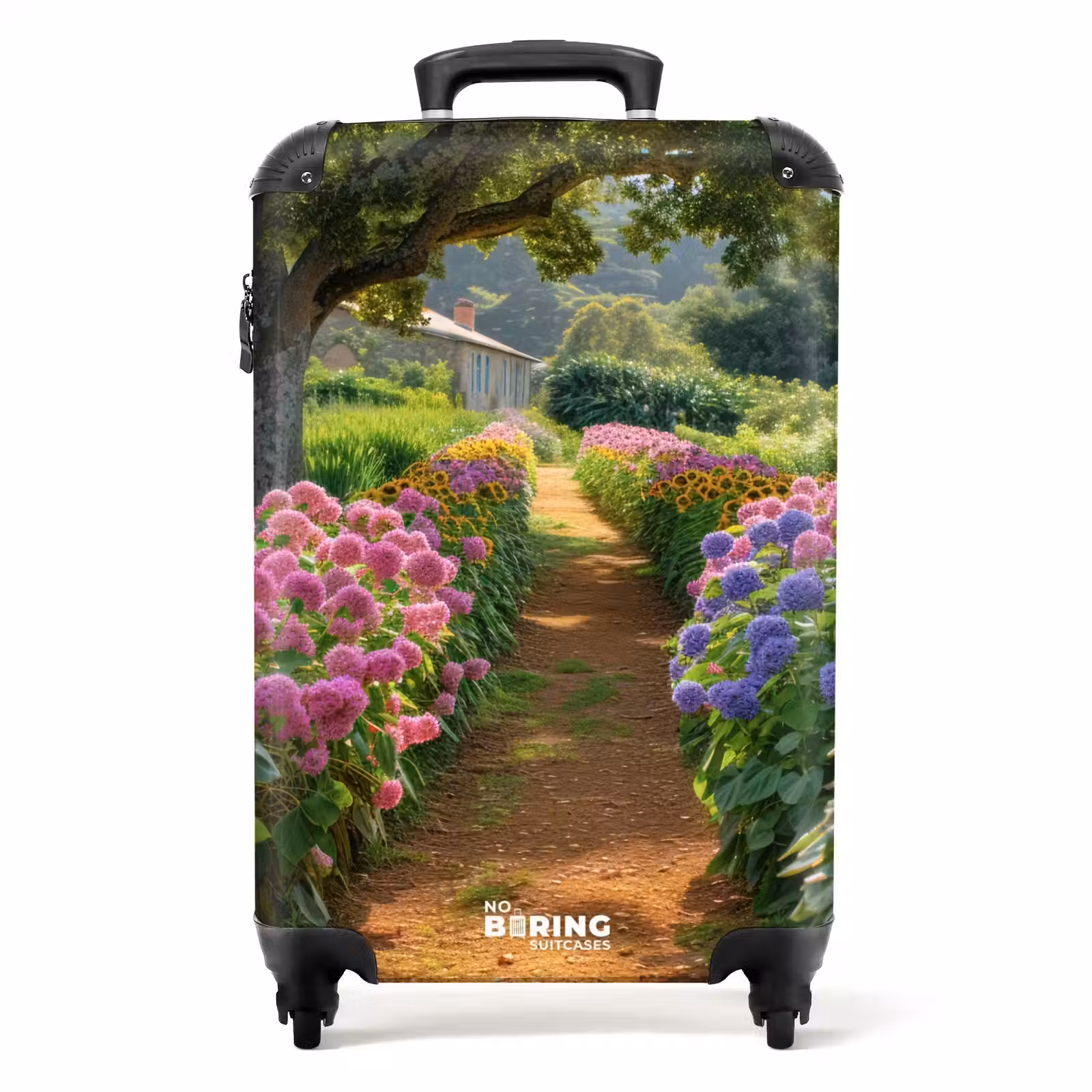 Koffer - Gartenweg mit Blumen — 1